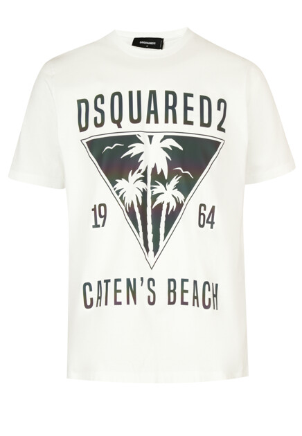 Футболка с принтом DSQUARED2