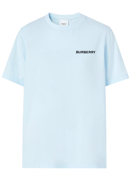 Футболка с монограммой на спине BURBERRY