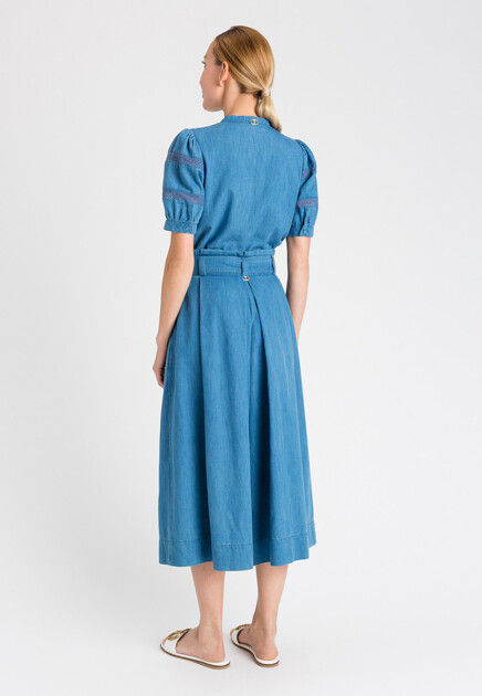 Блуза TWINSET Milano  - Хлопок - цвет синий