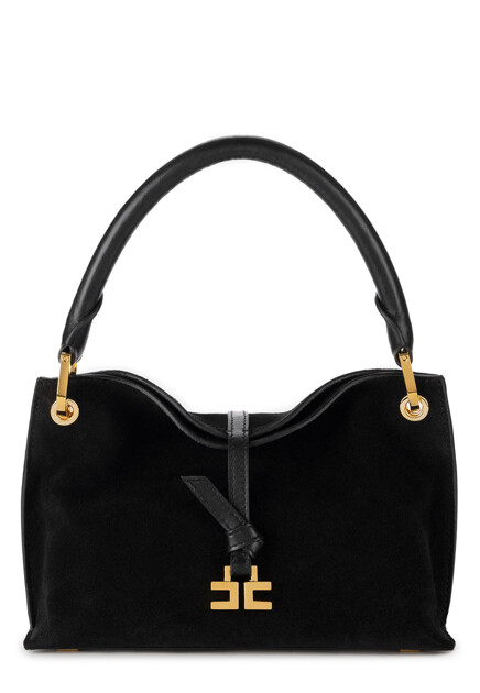 Замшевая сумка с логотипом  ELISABETTA FRANCHI