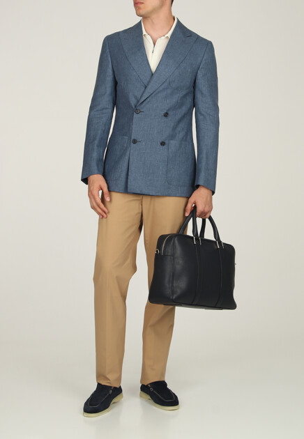Двубортный пиджак  CORNELIANI - ИТАЛИЯ