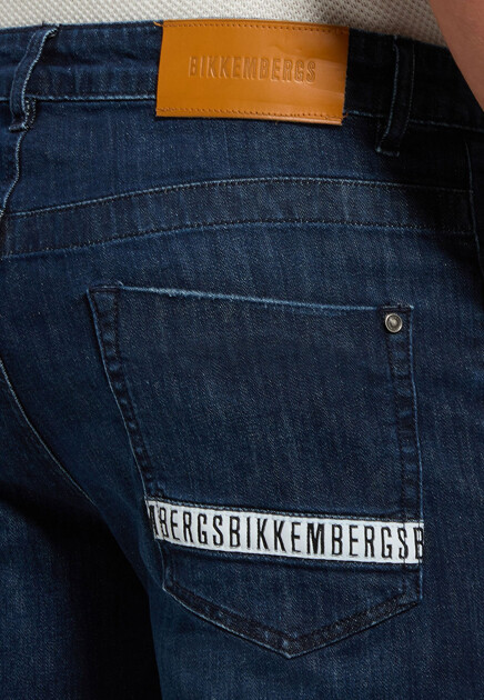 Шорты BIKKEMBERGS  - Хлопок - цвет синий