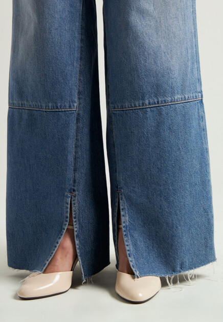 Широкие джинсы AG JEANS