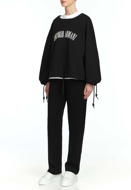 Свитшот с логотипом EMPORIO ARMANI - ИТАЛИЯ