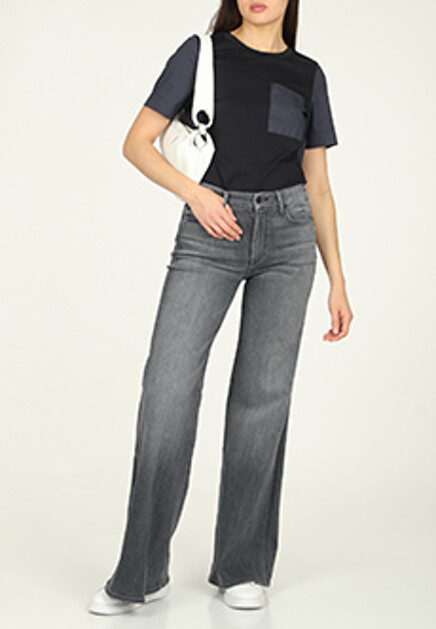 Футболка с нагрудным карманом ARMANI JEANS