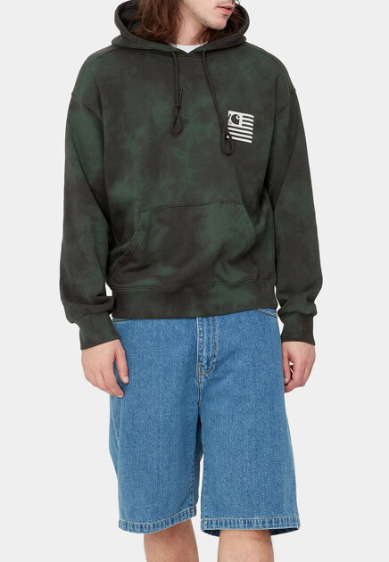 Худи со сплошным хромированным принтом CARHARTT WIP
