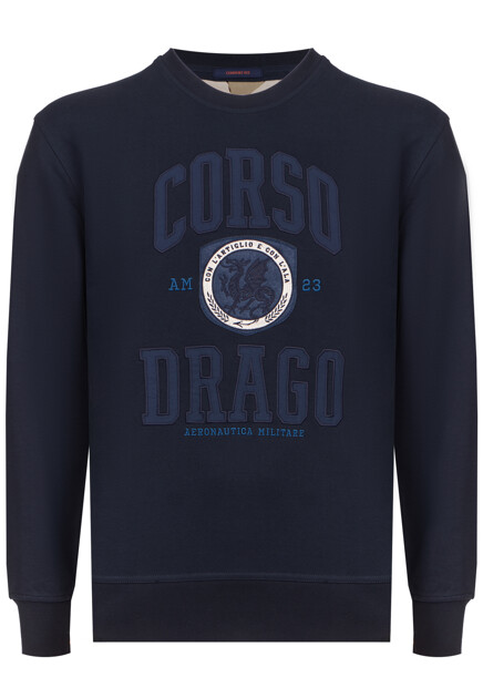 Свитшот с вышивкой AERONAUTICA MILITARE