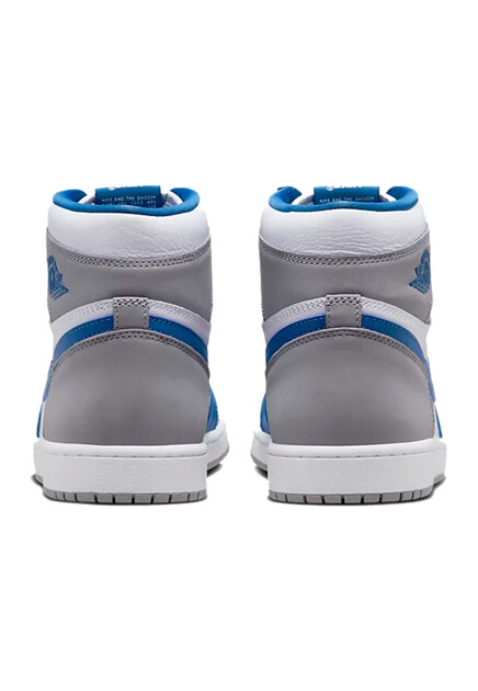 Высокие кеды NIKE  - Кожа - цвет синий