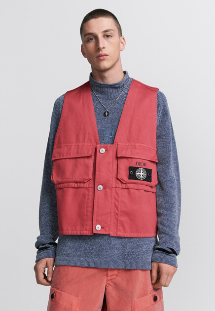 Жилет DIOR & STONE ISLAND  - Хлопок, Полиуретан