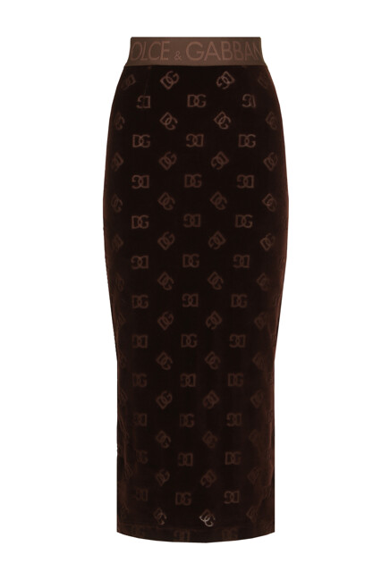 Юбка с жаккардовым паттерном DOLCE&GABBANA