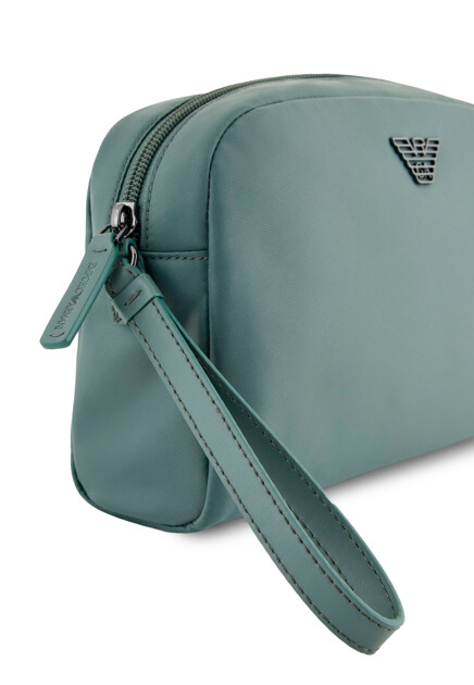 Косметичка EMPORIO ARMANI  - Полиамид - цвет зеленый