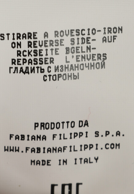 Футболка с принтом FABIANA FILIPPI - ИТАЛИЯ