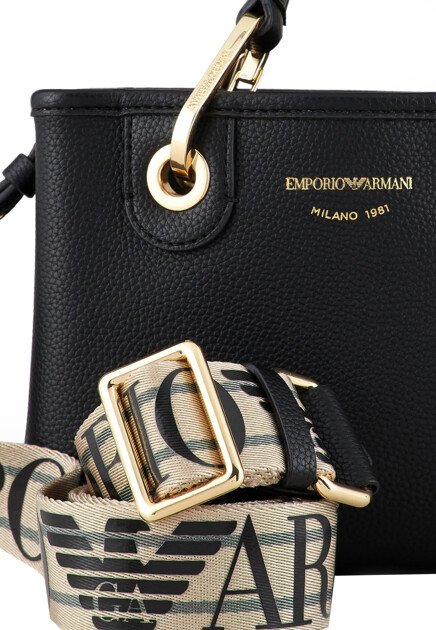 Сумка EMPORIO ARMANI  - Полиуретан - цвет черный