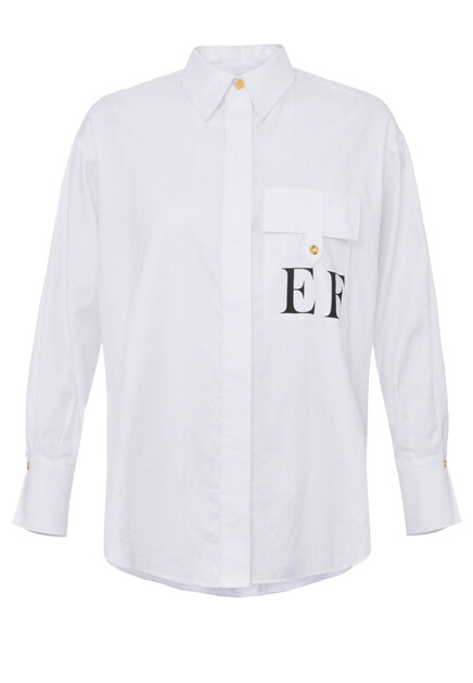 Рубашка с логотипом ELISABETTA FRANCHI
