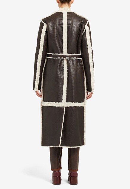 Дубленка MM6 Maison Margiela  - Кожа
