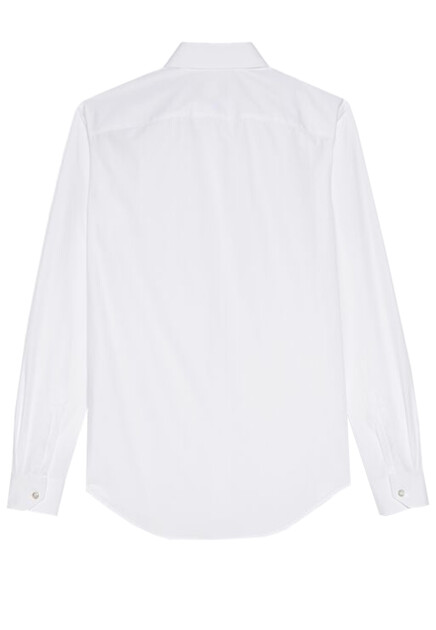 Классическая рубашка из хлопка SAINT LAURENT - ФРАНЦИЯ