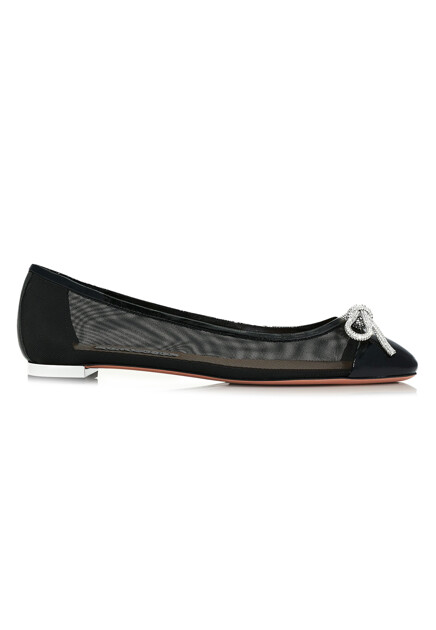 Балетки с бантом AQUAZZURA
