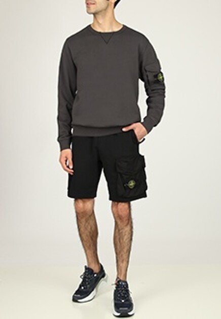 Шорты с накладными карманами STONE ISLAND