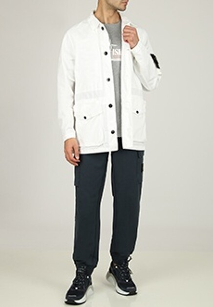 Ветровка с накладными карманами STONE ISLAND