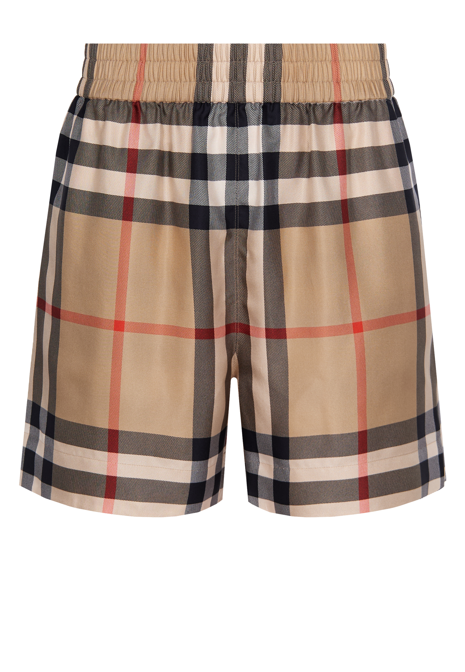 Шорты из шёлка BURBERRY
