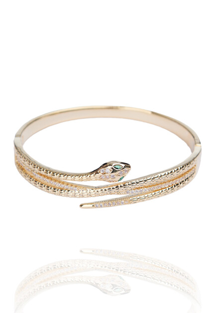 Жесткий браслет в виде змеи DISETTA
