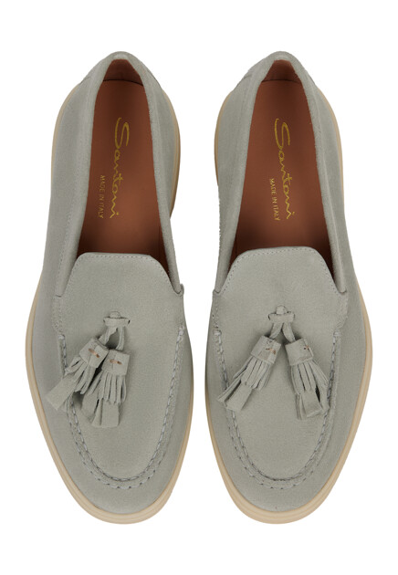 Лоферы SANTONI capsule  37 размера - цвет голубой