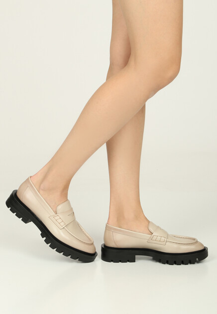 Кожаные лоферы SANTONI