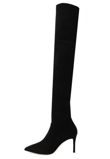 Ботфорты из замши  CASADEI