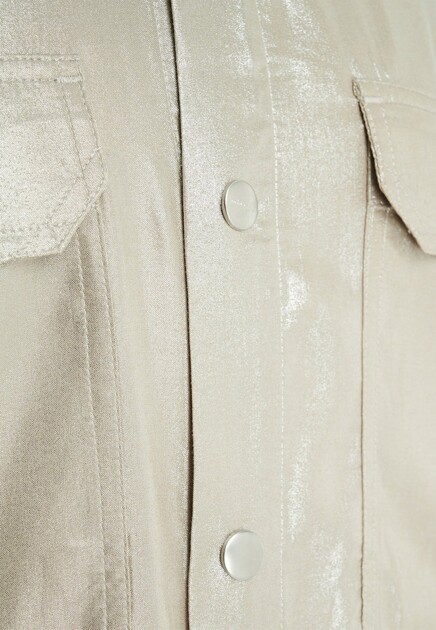 Рубашка RICK OWENS  - Вискоза - цвет серый
