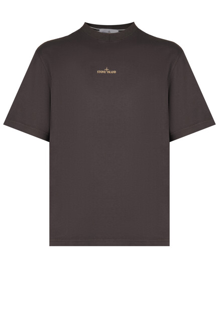 Футболка с логотипом STONE ISLAND