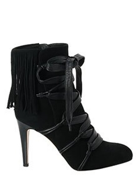 Черные ботильоны GIANVITO ROSSI