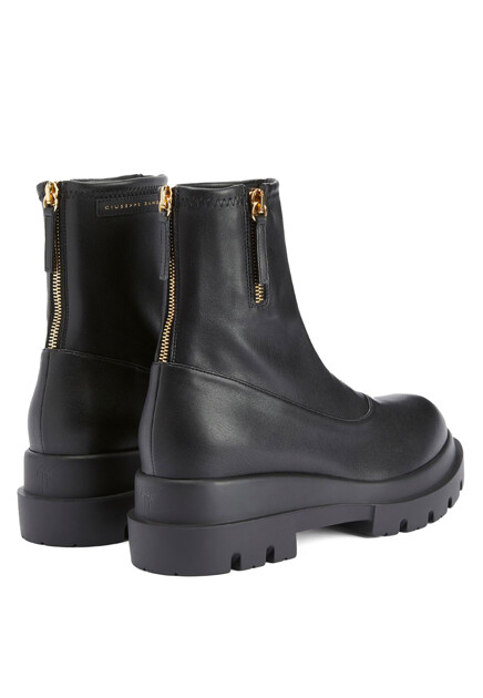 Ботинки GIUSEPPE ZANOTTI  - Кожа - цвет черный