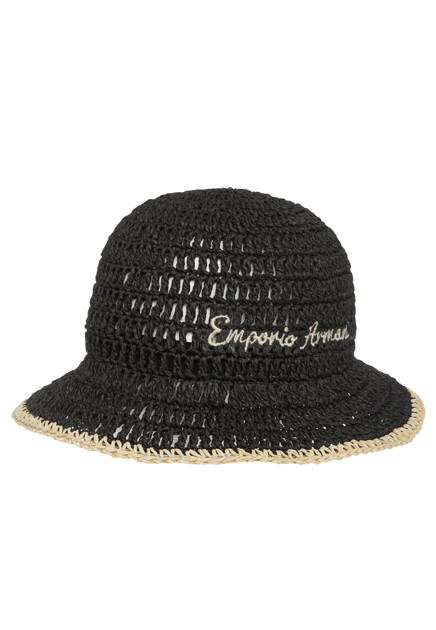 Шляпа с вышитым логотипом  EMPORIO ARMANI