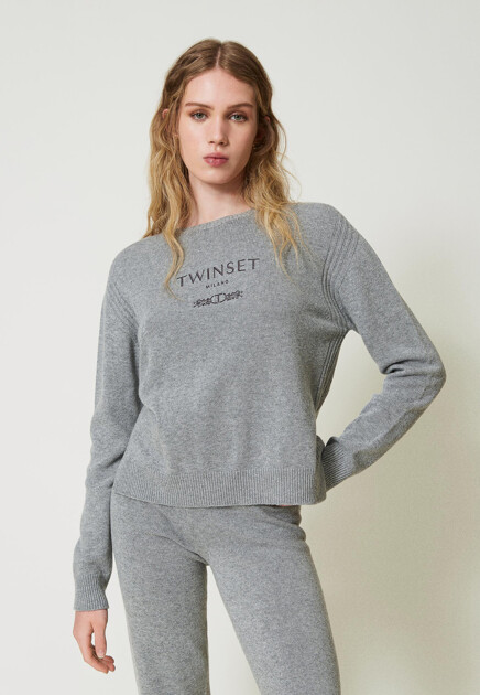 Джемпер TWINSET Milano  - Вискоза, Полиамид, Шерсть