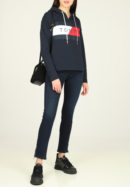 Джинсы с молниями на брючинах TOMMY JEANS - США