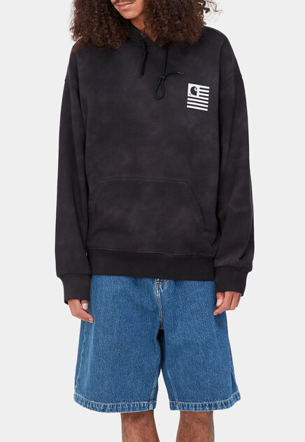 Худи со сплошным хромированным принтом CARHARTT WIP