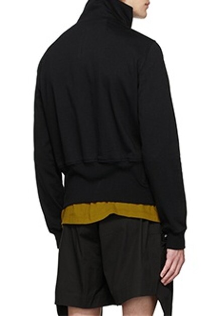 Толстовка с асимметричной молнией RICK OWENS