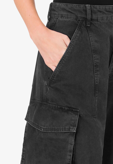 Джинсы MOSCHINO JEANS  - Хлопок - цвет черный