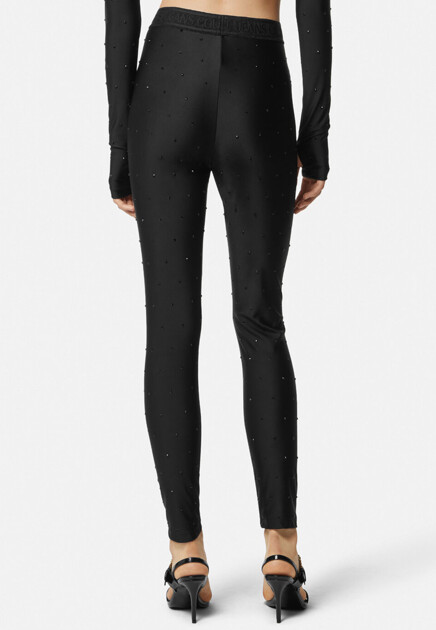 Легинсы VERSACE JEANS COUTURE  - Полиэстер - цвет черный
