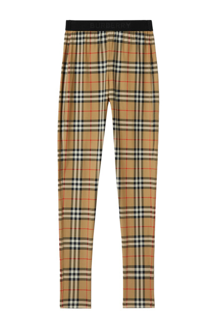Легинсы с принтом BURBERRY