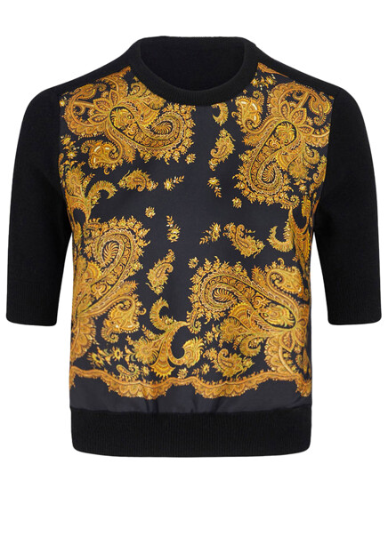Джемпер с коротким рукавом  ETRO