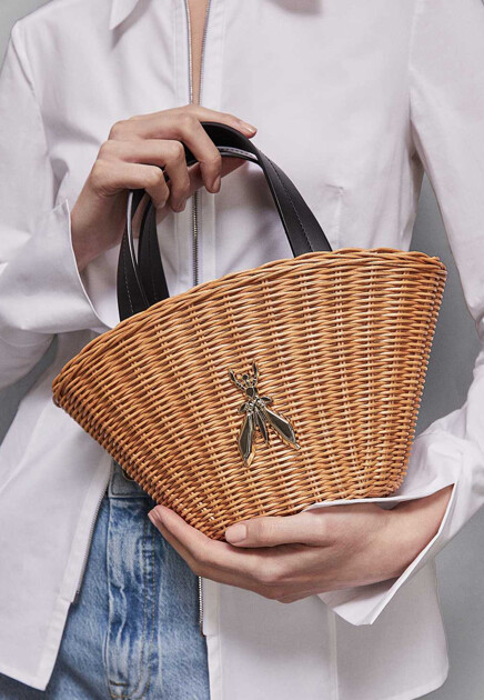 Сумка из ротанга Minimal City Bag PATRIZIA PEPE