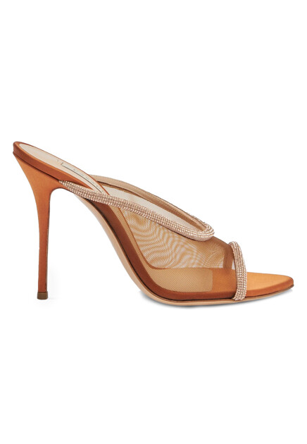 Мюли с декором из кристаллов  CASADEI