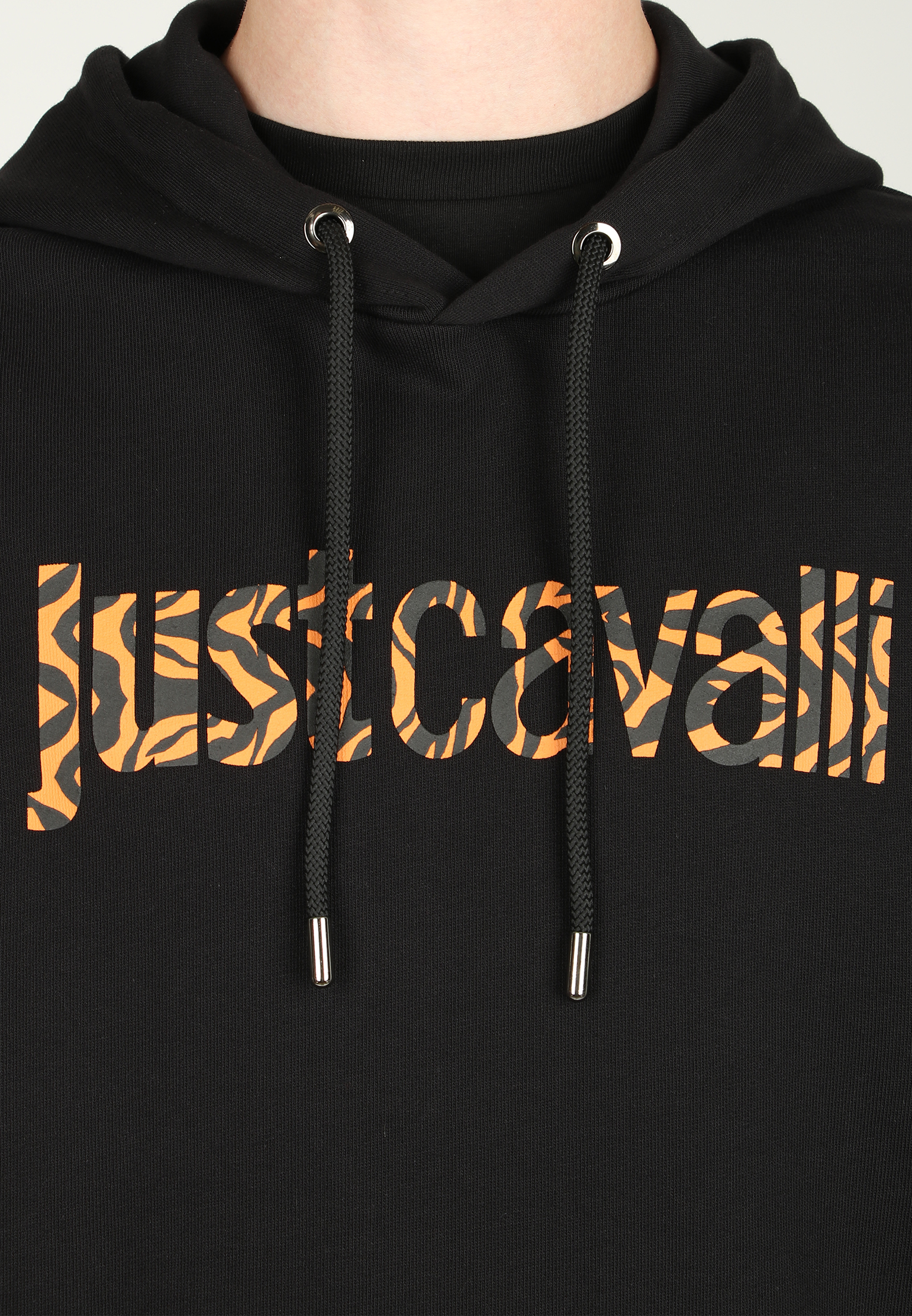 Худи JUST CAVALLI  - Хлопок - цвет черный