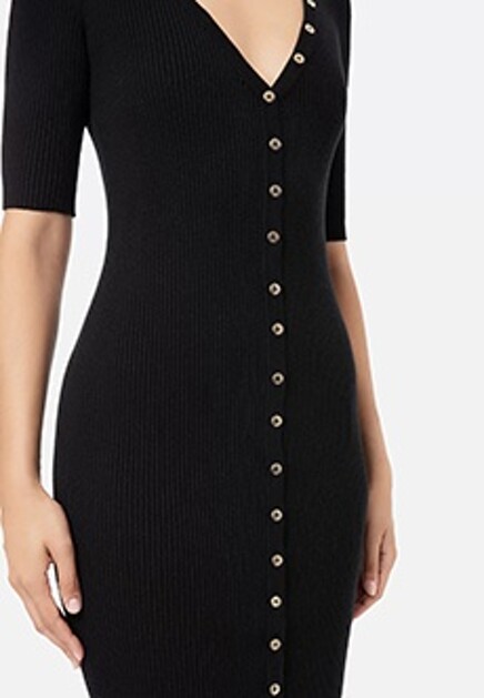 Миди-платье в рубчик ELISABETTA FRANCHI