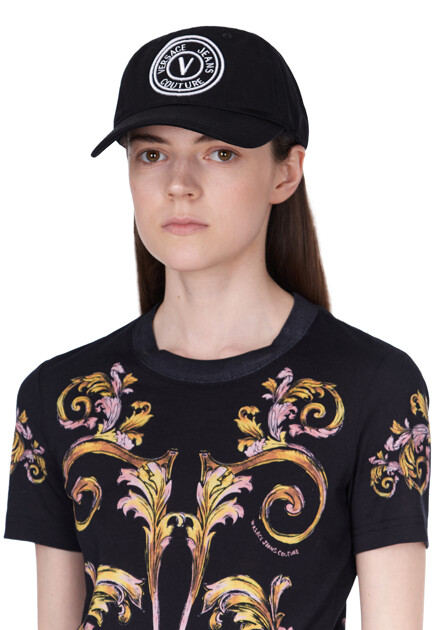 Бейсболка VERSACE JEANS COUTURE  - Хлопок - цвет черный
