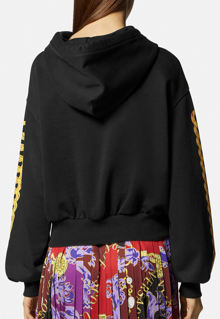 Худи VERSACE JEANS COUTURE  - Хлопок - цвет черный