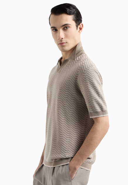 Поло EMPORIO ARMANI  - Шерсть, Лиоцелл