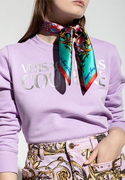 Платок с принтом VERSACE JEANS COUTURE