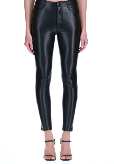 Кожаные легинсы ERMANNO SCERVINO